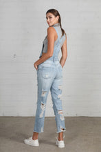 Load image into Gallery viewer, HEAVY DISTRESSED STRAIGHT FIT OVERALL