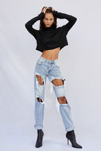 Load image into Gallery viewer, Ripped Baggy Jeans