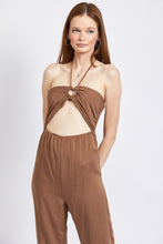 Load image into Gallery viewer, BANDEAU HALTER NECK JUMPSUIT