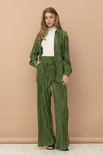 Load image into Gallery viewer, Pleated Blouse Pants Set