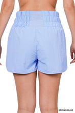 Load image into Gallery viewer, WINDBREAKER SMOCKED WAISTBAND RUNNING SHORTS