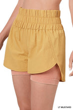 Load image into Gallery viewer, WINDBREAKER SMOCKED WAISTBAND RUNNING SHORTS
