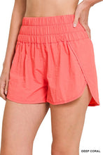 Load image into Gallery viewer, WINDBREAKER SMOCKED WAISTBAND RUNNING SHORTS