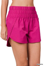 Load image into Gallery viewer, WINDBREAKER SMOCKED WAISTBAND RUNNING SHORTS