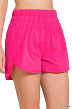 Load image into Gallery viewer, WINDBREAKER SMOCKED WAISTBAND RUNNING SHORTS