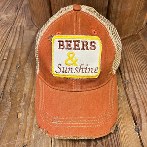 Beers & Sunshine Hat Patch Hat