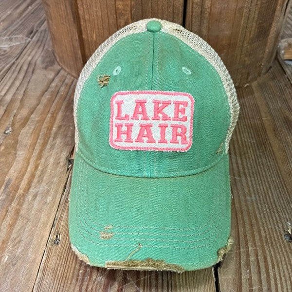 Lake Hair Hat Patch Hat