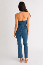Load image into Gallery viewer, TUBE DENIM JUMPSUIT