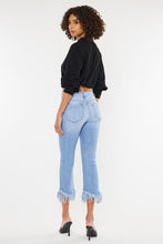 Load image into Gallery viewer, HIGH RISE CROP BOOTCUT DENIM PANTS-KC9354M