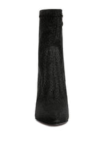 Load image into Gallery viewer, Hustlers Shimmer Block Heeled Ankle Boots