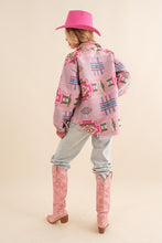 Load image into Gallery viewer, Blue B Exclusive Jacquard Aztec Shirt Jacket