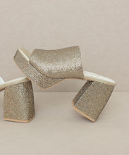 Load image into Gallery viewer, OASIS SOCIETY Crystal - Sparkling Platform Slide