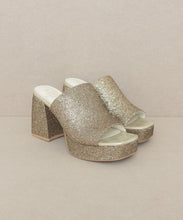 Load image into Gallery viewer, OASIS SOCIETY Crystal - Sparkling Platform Slide