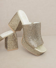 Load image into Gallery viewer, OASIS SOCIETY Crystal - Sparkling Platform Slide