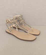 Load image into Gallery viewer, OASIS SOCIETY Oaklyn - Studded Gladiator Sandal