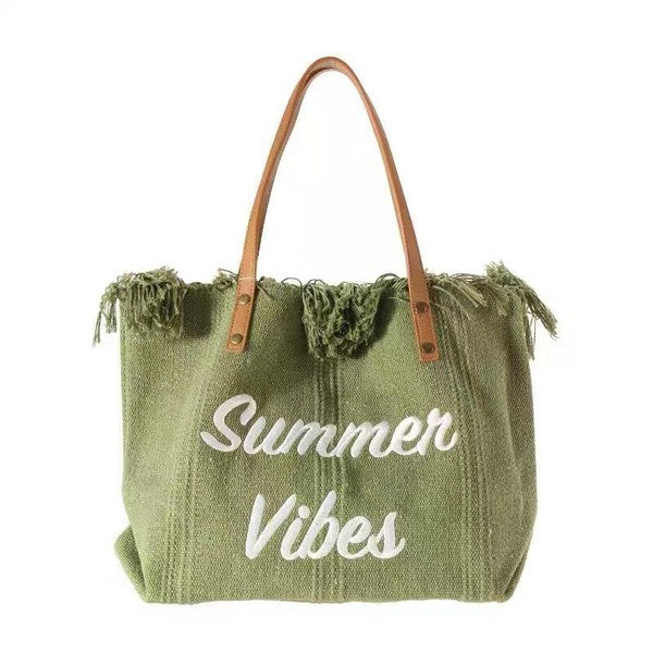 Summer Vibes Tote Handbag Purse