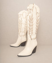 Load image into Gallery viewer, OASIS SOCIETY Bronco - Knee-High Embroidered Boots