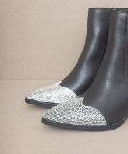 Load image into Gallery viewer, OASIS SOCIETY Zuri - Rhinestone Toed Booties