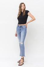 Load image into Gallery viewer, Mid Rise Kick Flare Jeans
