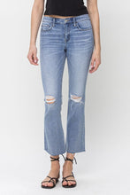 Load image into Gallery viewer, Mid Rise Kick Flare Jeans