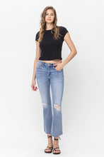 Load image into Gallery viewer, Mid Rise Kick Flare Jeans
