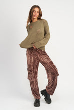 Load image into Gallery viewer, DISTRESSED OVERSIZED SWEATER