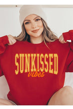 Load image into Gallery viewer, Sunkissed Vibes Graphic Fleece Sweatshirts