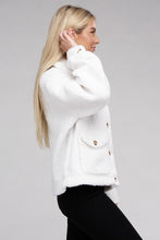 Load image into Gallery viewer, Cozy Sherpa Button-Front Jacket