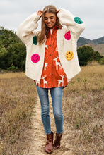 Load image into Gallery viewer, The Fuzzy Smile Long Bell Sleeve Knit Cardigan