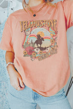 Load image into Gallery viewer, Yellowstone Cowboy Club Comfort Colors Graphic Tee
