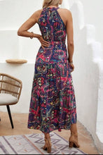 Load image into Gallery viewer, Tied Floral Sleeveless Dress