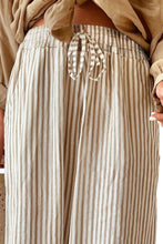Load image into Gallery viewer, Pocketed Striped Wide Leg Pants