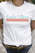 Load image into Gallery viewer, Lake Vibes Summer Fun Water Vacation Graphic Tee