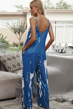 Load image into Gallery viewer, Tie-Dye Spaghetti Strap Jumpsuit with Pockets