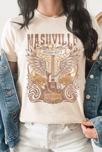 Load image into Gallery viewer, Nashville Tennessee Music City Country Graphic Tee
