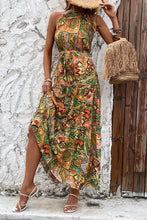 Load image into Gallery viewer, Tied Floral Sleeveless Dress