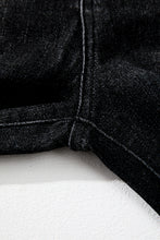 Load image into Gallery viewer, Carbon Grey Mineral Wash Raw Hem High Waist Flared Jeans