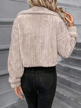 Load image into Gallery viewer, Button Up Long Sleeve Fuzzy Outerwear