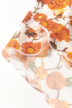 Load image into Gallery viewer, Printed Mock Neck Flare Sleeve Top
