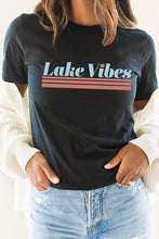 Load image into Gallery viewer, Lake Vibes Summer Fun Water Vacation Graphic Tee