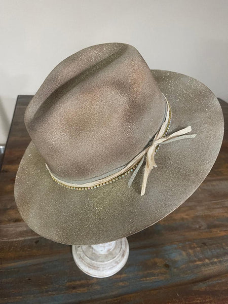 Glitter All Over Panama Hat