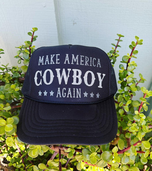 Make America Cowboy Again Black Hat