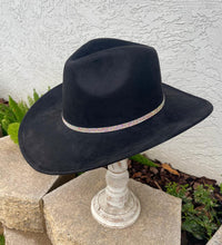 Load image into Gallery viewer, Saddle Up Black Cowboy Hat