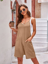 Load image into Gallery viewer, Spaghetti Strap Romper with Pockets