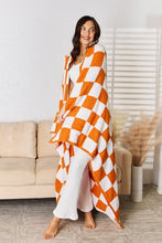 Load image into Gallery viewer, Cuddley Checkered Decorative Throw Blanket