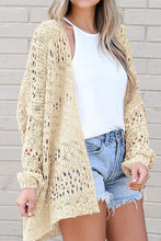 Load image into Gallery viewer, Openwork Long Sleeve Cardigan