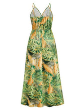 Load image into Gallery viewer, Printed Surplice Spaghetti Strap Dress