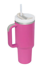 Load image into Gallery viewer, Stainless Steel Tumbler with Upgraded Handle and Straw