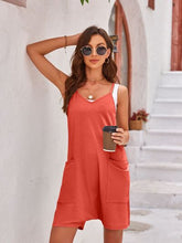 Load image into Gallery viewer, Spaghetti Strap Romper with Pockets