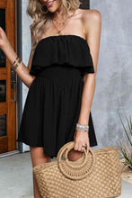 Load image into Gallery viewer, Layered Smocked Strapless Romper